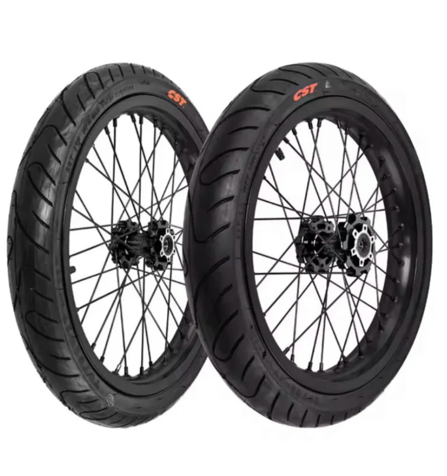 Black Supermoto Wheelset (LBX, Talaria, Eride)