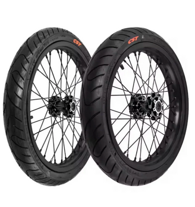 Black Supermoto Wheelset (LBX, Talaria, Eride)