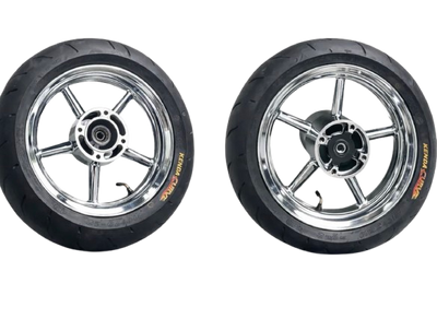 Chrome Supermoto Wheelset (Tuttio, Yozma, RTR, Mototec)